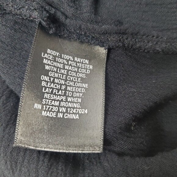 Mossimo Women's XS Tassel Top Open Weave Sleeves Boho - Picture 3 of 5